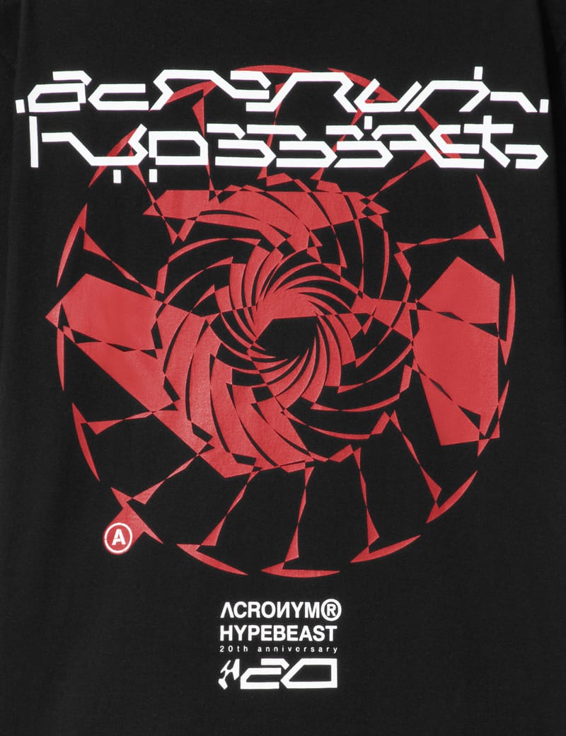 Hypebeast ACRONYM x Hypebeast 20th Anniversary T-shirt - Limited