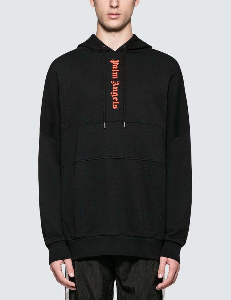 Palm angels new arrivals front logo hoodie