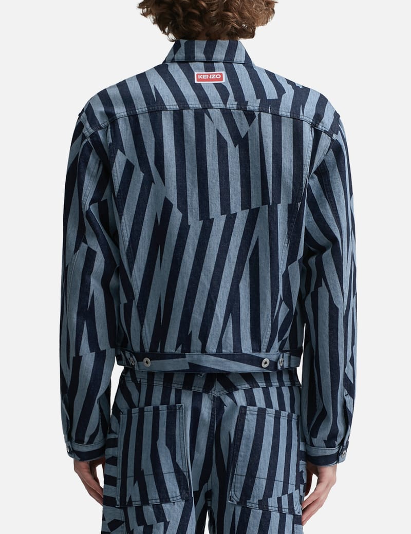 Kenzo - Kenzo Dazzle Stripe Trucker Jacket | HBX - Globally