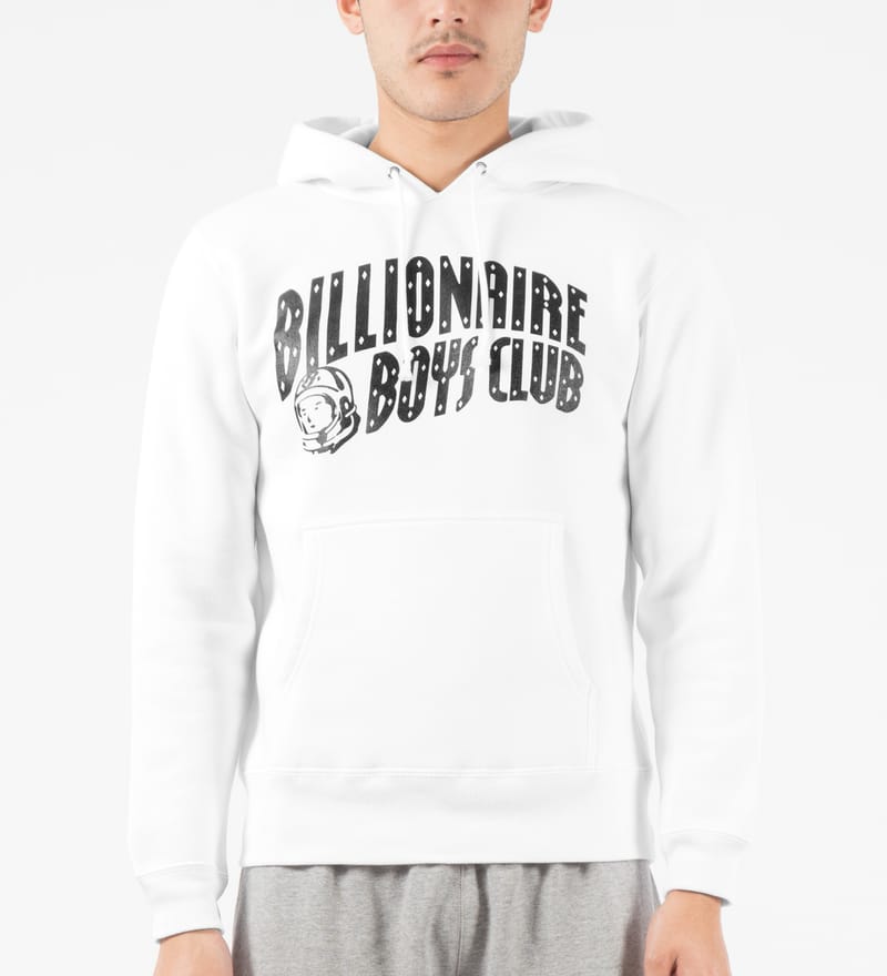 Billionaire Boys Club White H M Arch Logo Hoodie HBX