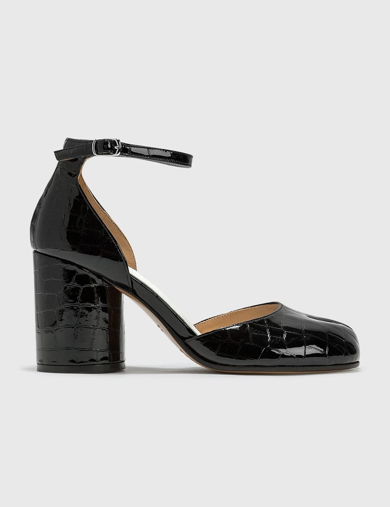 Maison Margiela - Tabi Embossed Croco Sandals | HBX