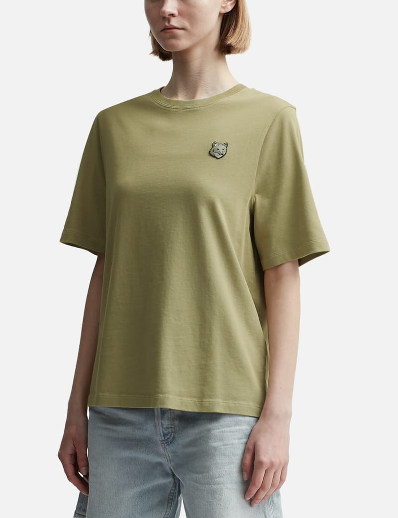 Maison Kitsuné - BOLD FOX HEAD PATCH COMFORT TEE SHIRT | HBX 