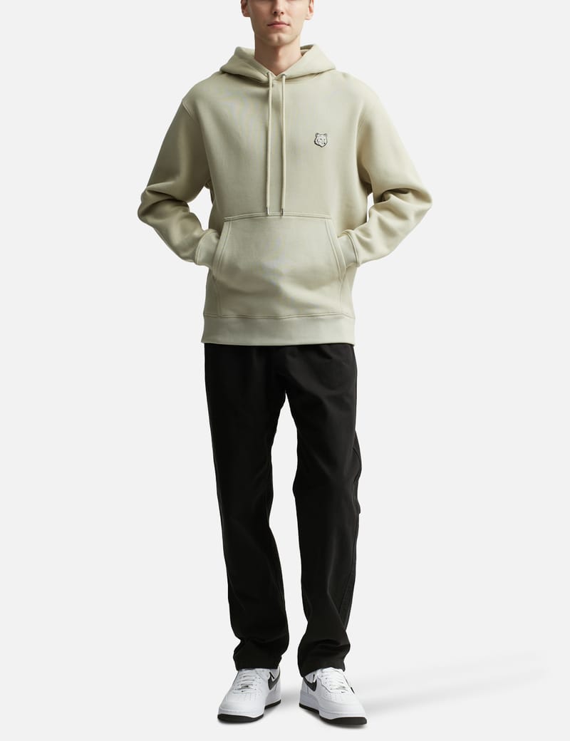 パーカー・フーディ *MAISON KITSUNE* Bold Fox Head Patch Comfort Hood Ash Tree M Maison Kitsuné - Bold Fox Head Patch Comfort Hoodie | HBX