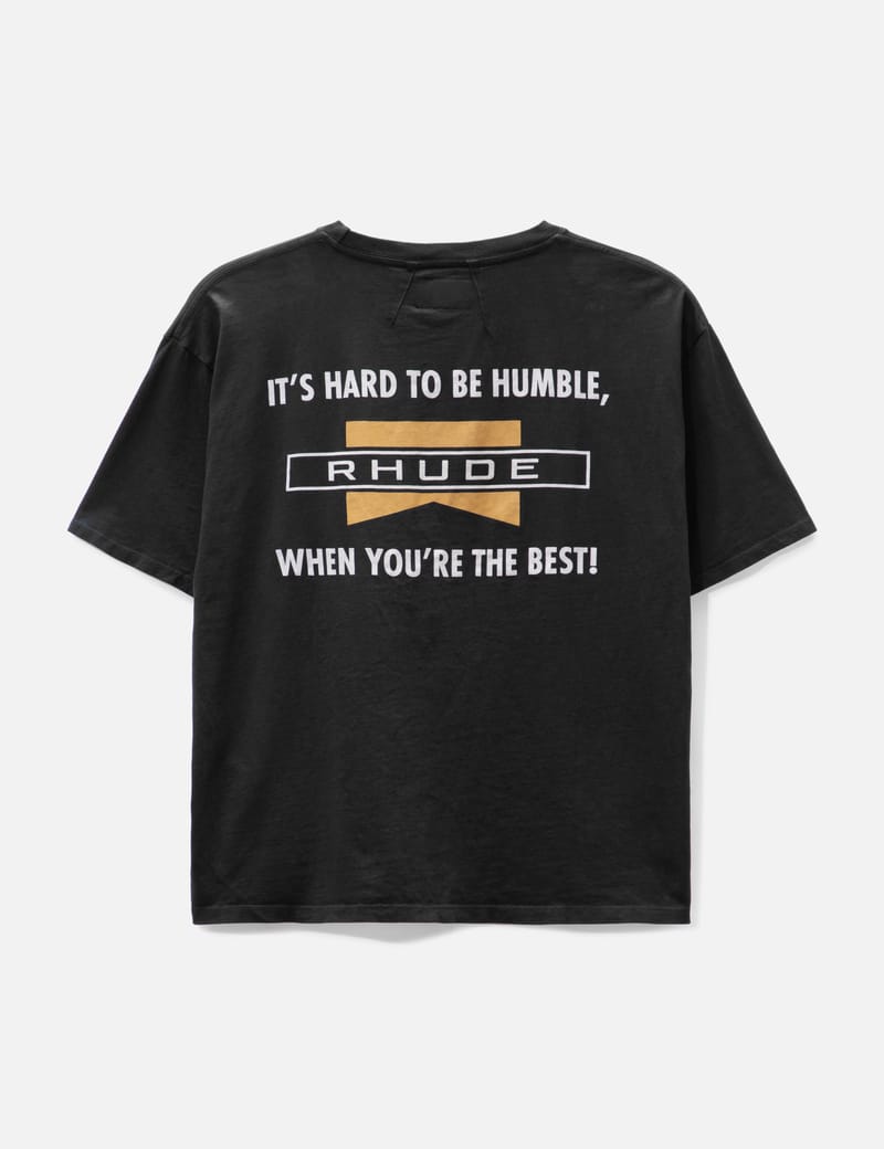 【関税込み】Rhude ブラック 'Rhude' Script Crest Tシャツ 28751570_58059770_322.jpg