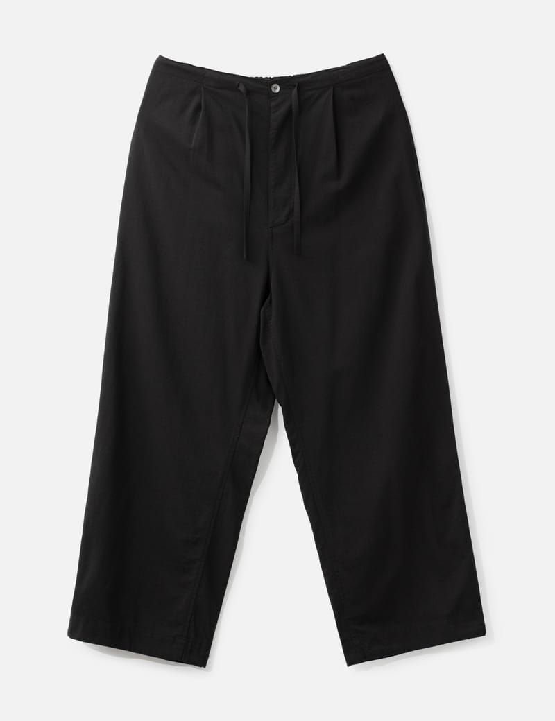 HERILL HBT Linen Cargo Pants - Wide-leg linen cargo pants with a