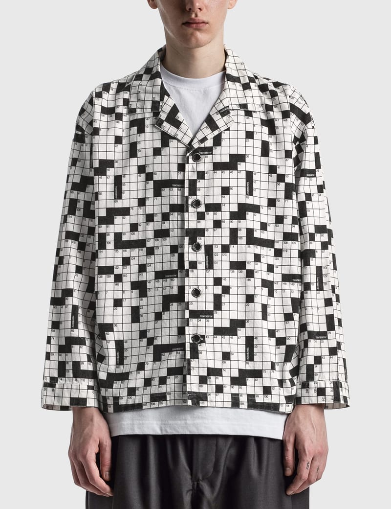 TIGHTBOOTH - CROSSWORD FLANNEL SHIRT | HBX - Globally Curated