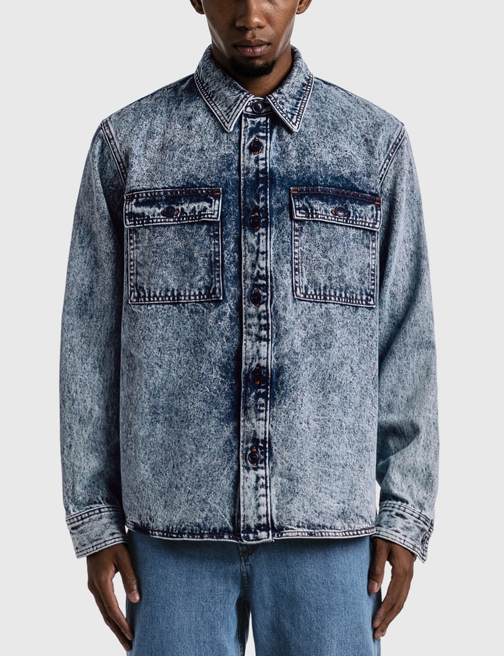 A.P.C. - Bleached Denim Jacket | HBX - Globally Curated Fashion and ...