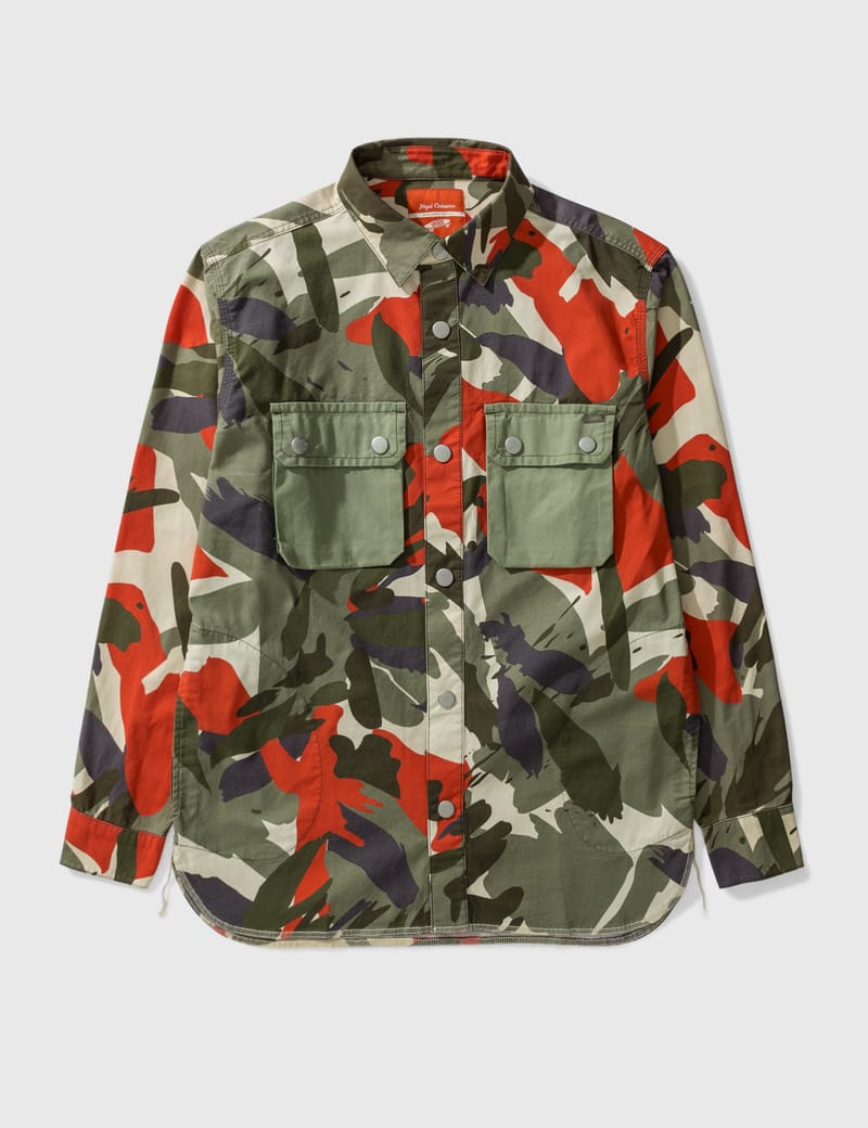 Vans - Vault by Vans X Nigel Cabourn Camo Print Shirt | HBX