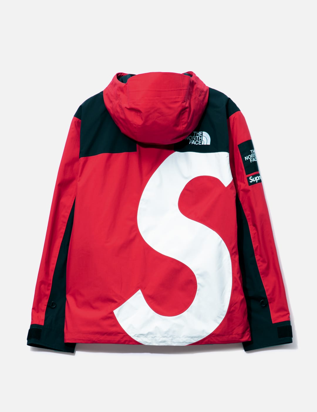 X The North Face S Logo Mountain Jacket In Red