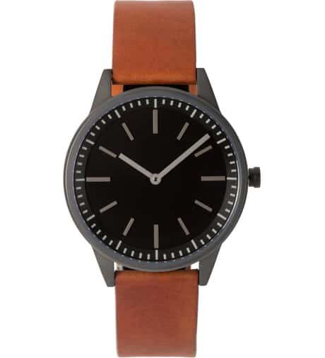 Uniform Wares - PVD Gun Grey / Tan 250 Series Wristwatch | HBX