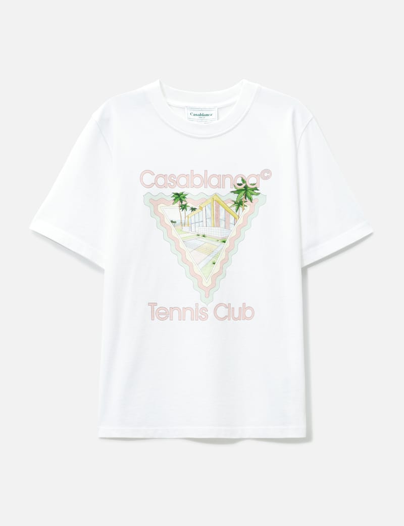 【関税込み】Casablanca ホワイト リブ エフェクト Tシャツ 25507026_57293232_1000.jpg
