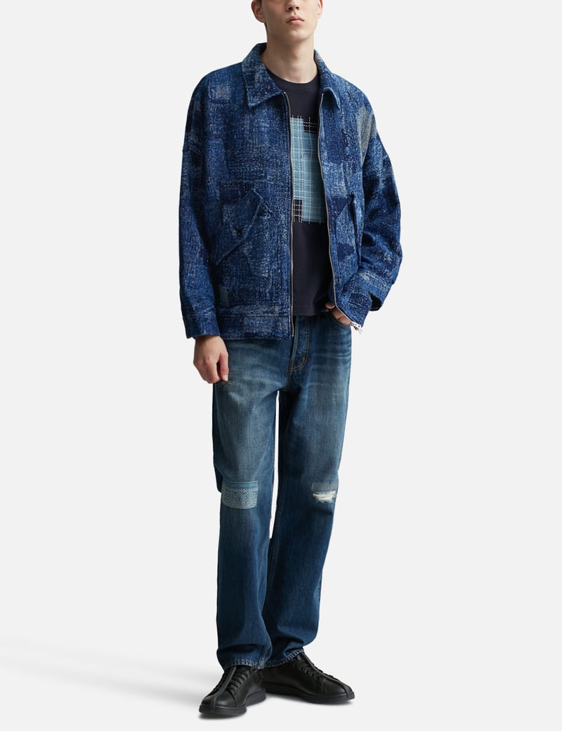 FDMTL JACQUARD DENIM BLOUSON RINSE – unexpected store