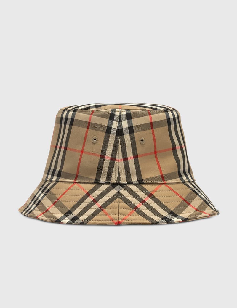 Burberry - Vintage Check Technical Cotton Bucket Hat | HBX