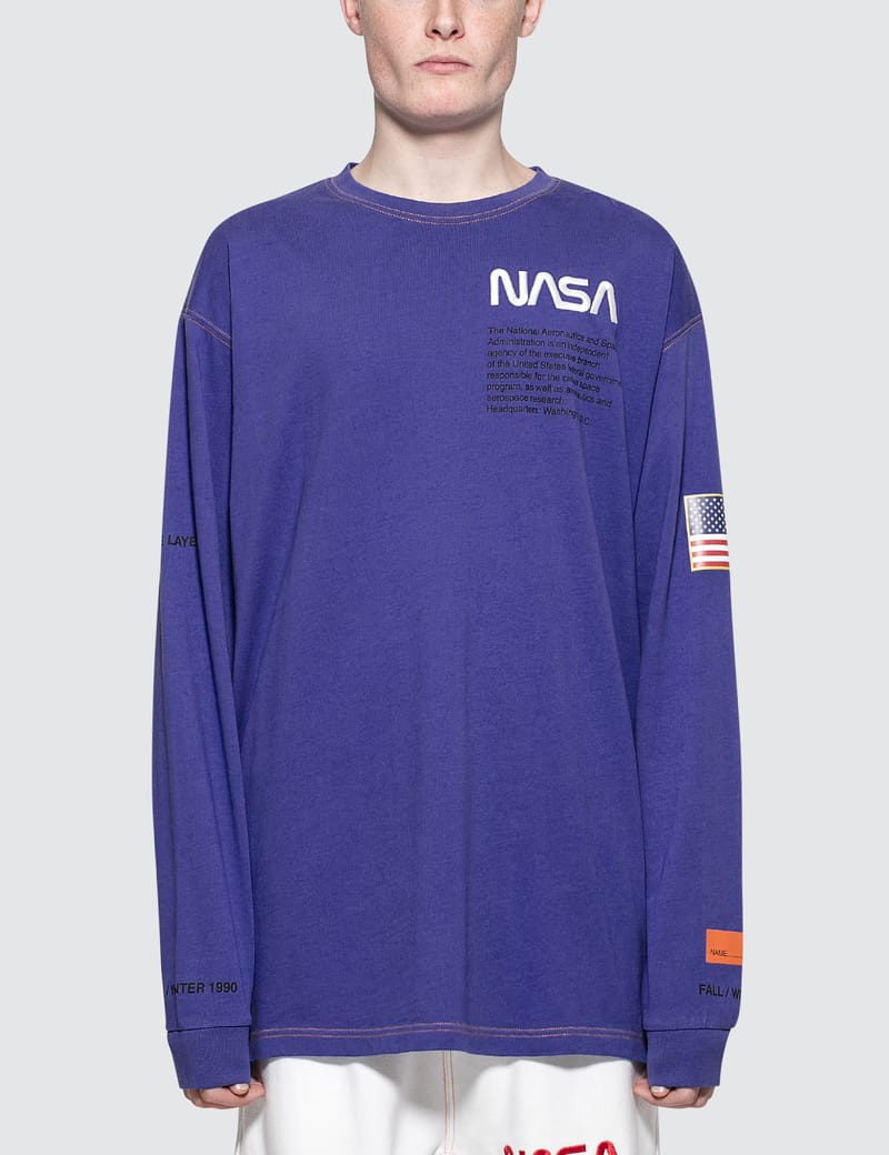 HERON PRESTON® - Nasa Heavy Jersey L/S T-Shirt | HBX