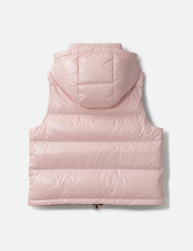 Moncler Niverolle Short Down Gilet - Cropped glossy down vest with