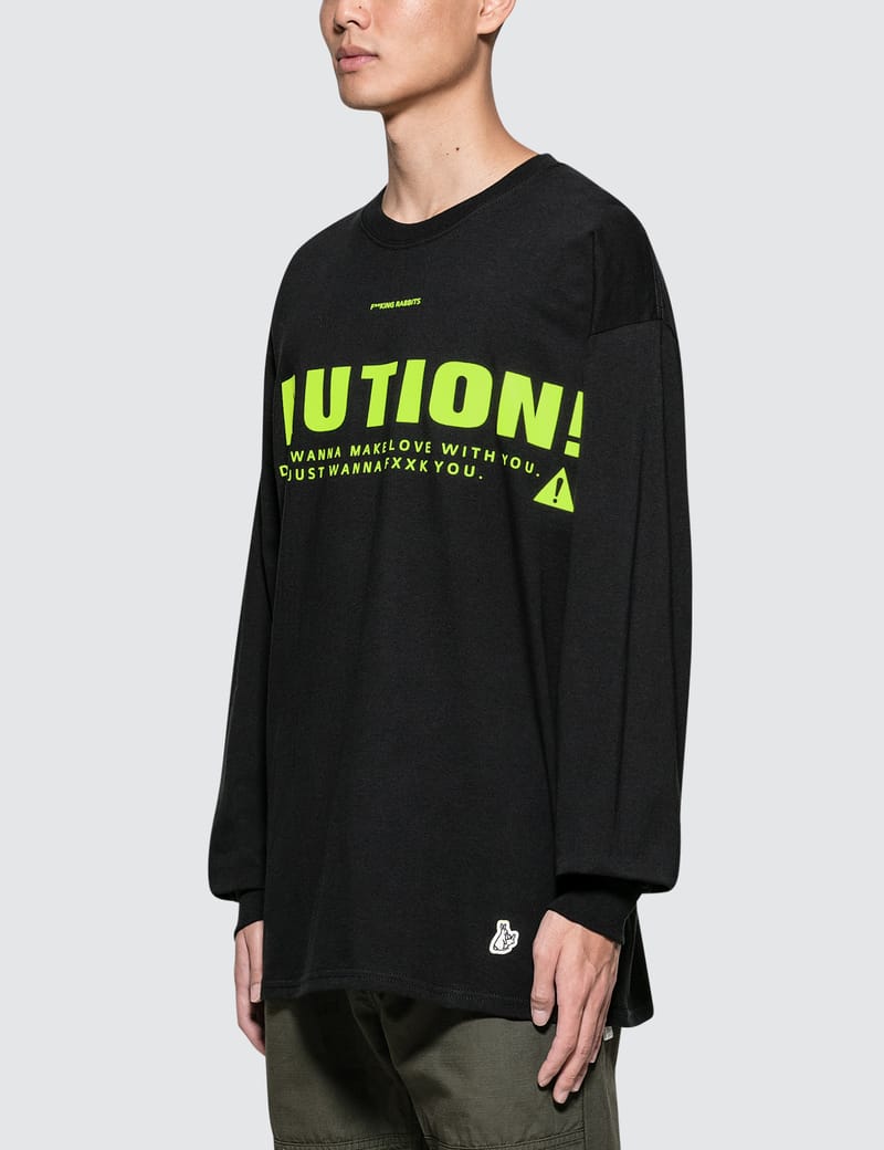 ブランド一覧 | ワールド オンラインストア FR2 Fashion Curated Globally - HBX | T-Shirt L/S Caution - ウェア