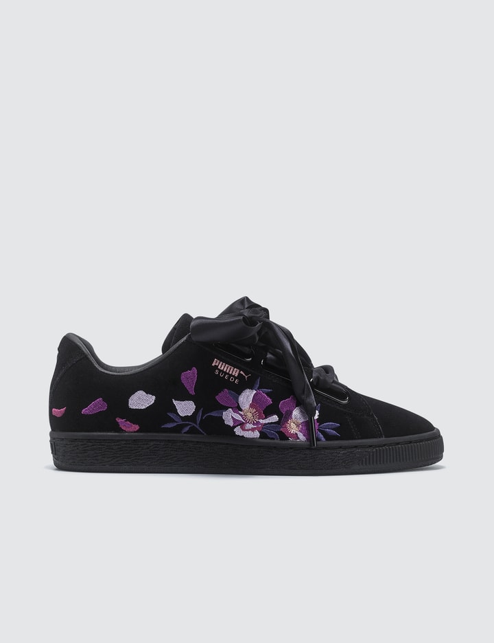 puma suede heart flowery