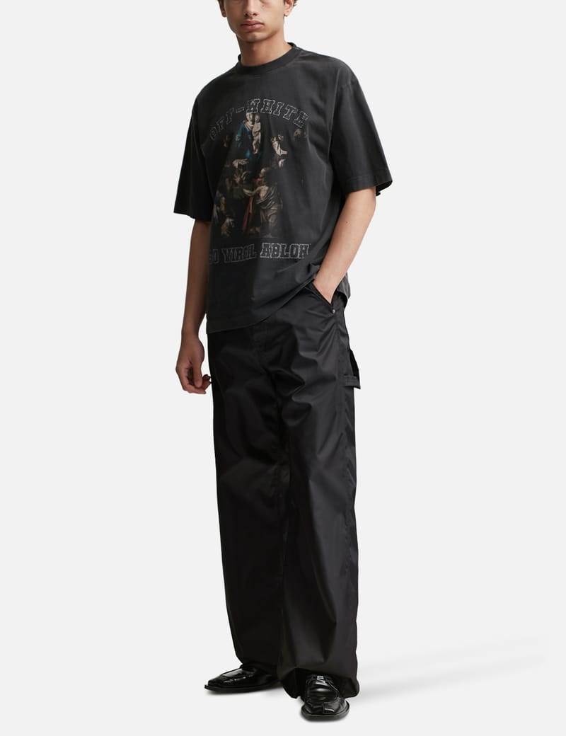 ★Off-White★ Big Boogie Skate Short Sleeve T-Shirt Black OM MUSINSA | Off White Big Boogie Skate Short Sleeve T-Shirt