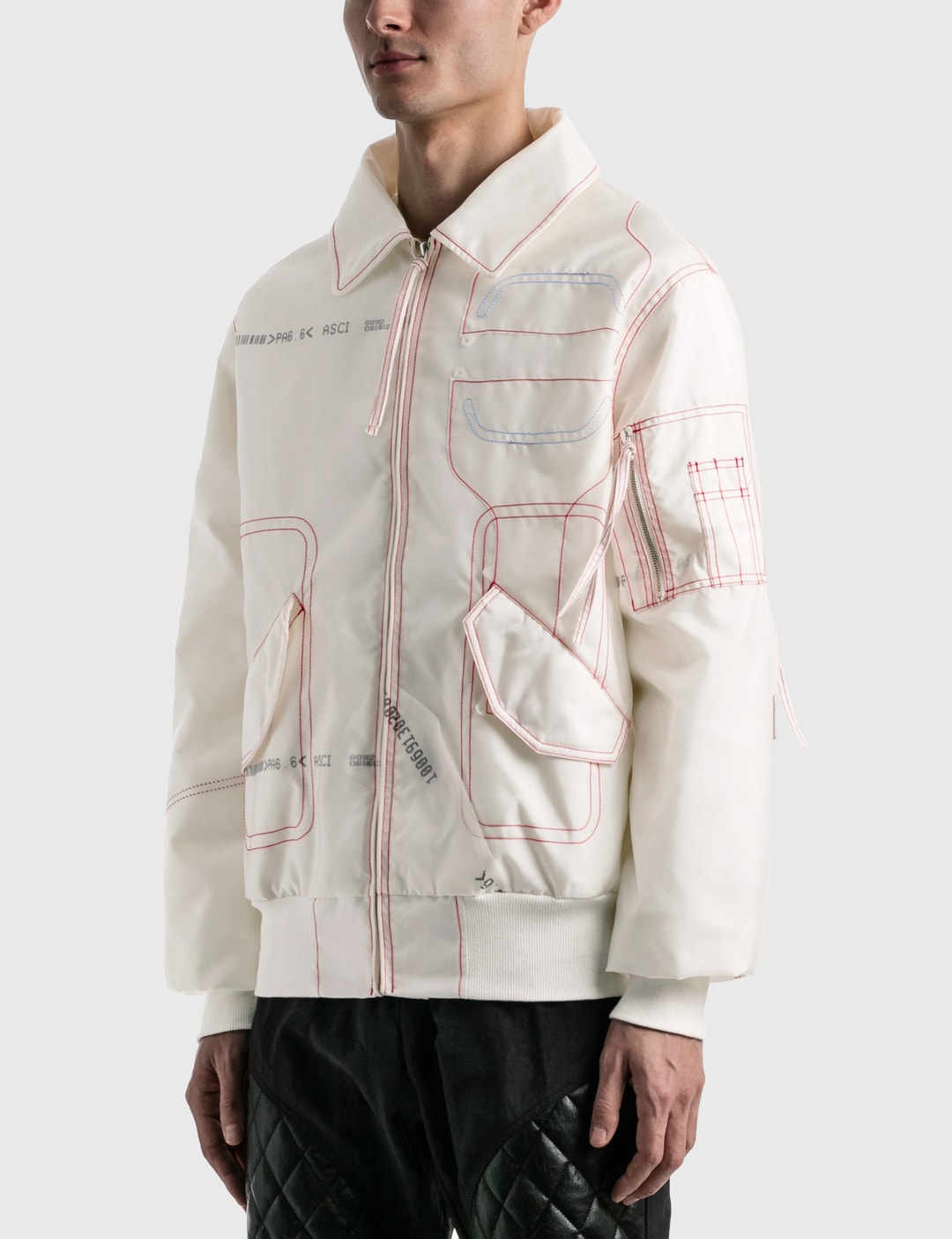 KANGHYUK Airbag Elbowguarded Bomber Jacket HBX Globally Curated