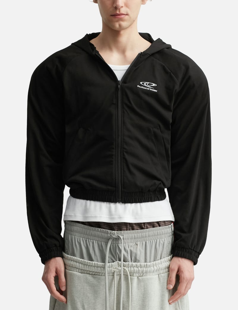 Protocol-Index Atheleisure Cotton Zip Hoodie - Stretch zip hoodie