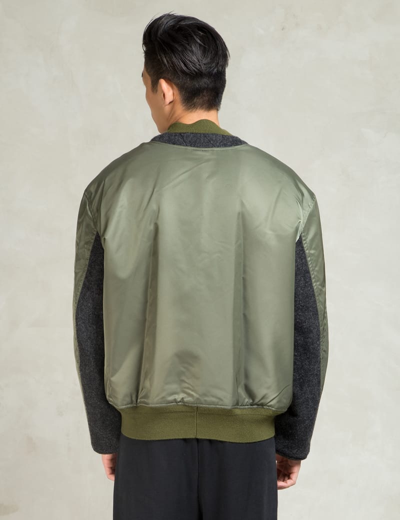 3.1 Phillip Lim - Army Oversized Flight Bomber Jacket | HBX