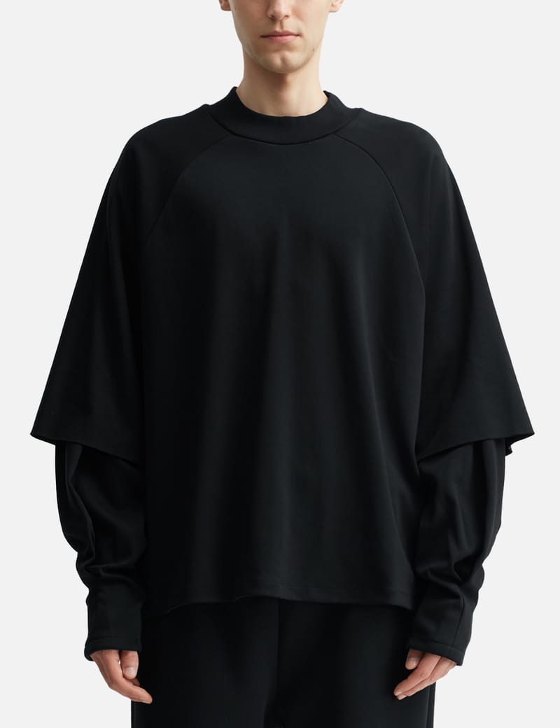 Seventh Raglan Layered Long Sleeve T-Shirt - Oversized heavyweight