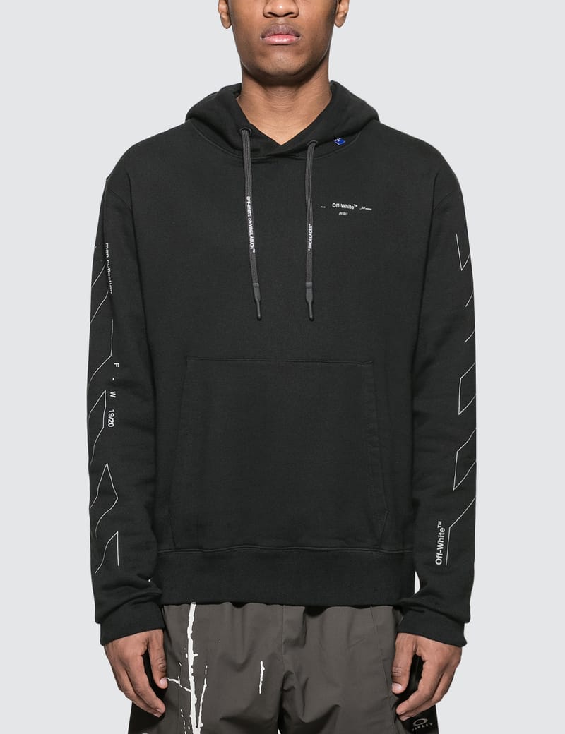 Off-White™ - Diagonals Unfinished Slim Hoodie | HBX - Globally