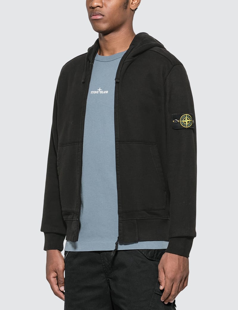 【TRUE RELIGION】logo patch zip hoodie