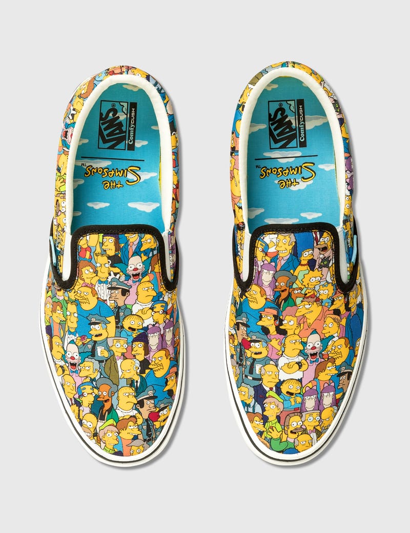 Vans simpsons slip on sale on