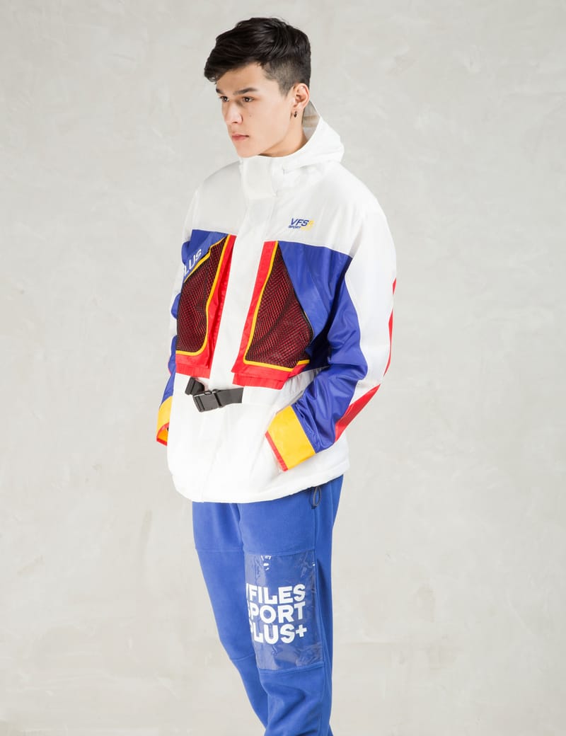 VFILES SPORT PLUS - White Layered Sailing Parka | HBX