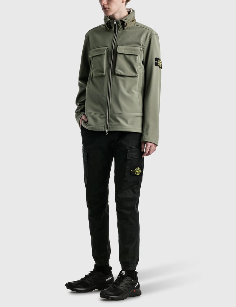 Stone Island - Soft-shell Light Jacket | HBX - Globally Curated