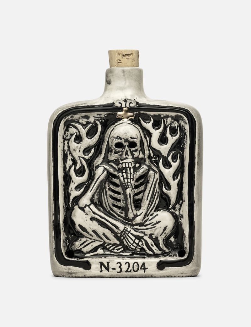 NEIGHBORHOOD Bottle Incense Chamber - A glossy ceramic burner with