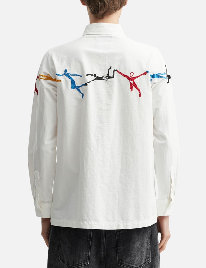 KidSuper - Embroidered Figures Button-Up | HBX