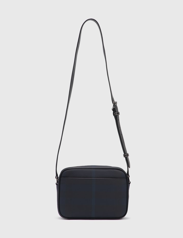 Burberry - Exaggerated Check and Leather Crossbody Bag | HBX - Globally ...
