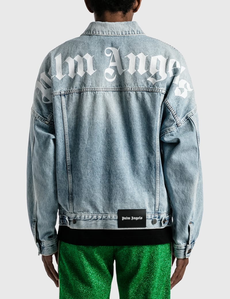 ジャケット PALM ANGELS Multicolor Denim Oversize Jacket Palm Angels overdye-wash Denim Jacket | Pink | FARFETCH