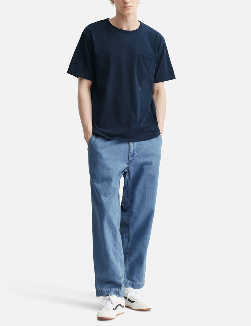 Nanamica COOLMAX Jersey Pocket Tee - Moisture-wicking recycled