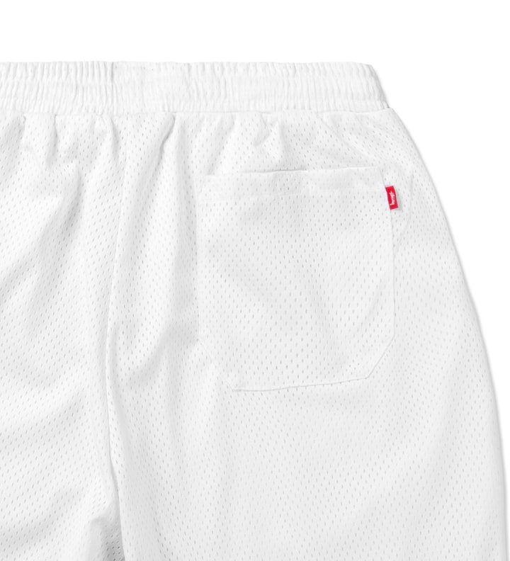 Stüssy - White One World Mesh Shorts | HBX - Globally Stüssy - White One World Mesh Shorts | HBX - Globally