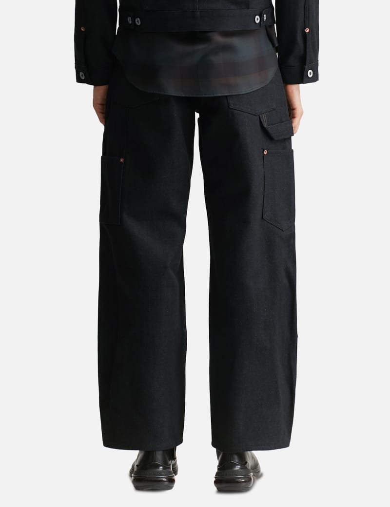 SUGARHILL Twisted Heather Denim Pants Double Knee - Japanese