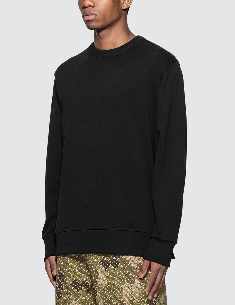 Burberry - Zip Detail Horseferry Print Cotton Sweatshirt | HBX