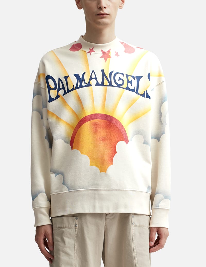 Palm angels best sale crewneck sweatshirt