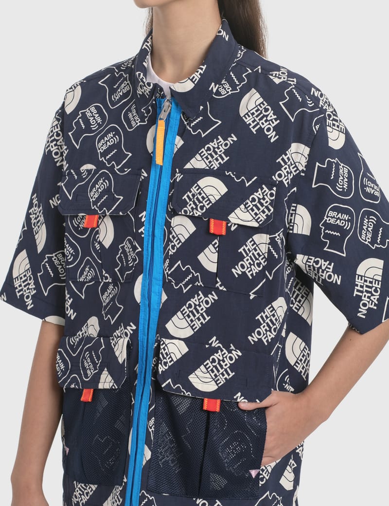 ノースフェイス ブレインデッド 76 BOXY 半袖 マウンテンシャツ Brain Dead - Brain Dead x The North Face 76 Boxy SS Mountain