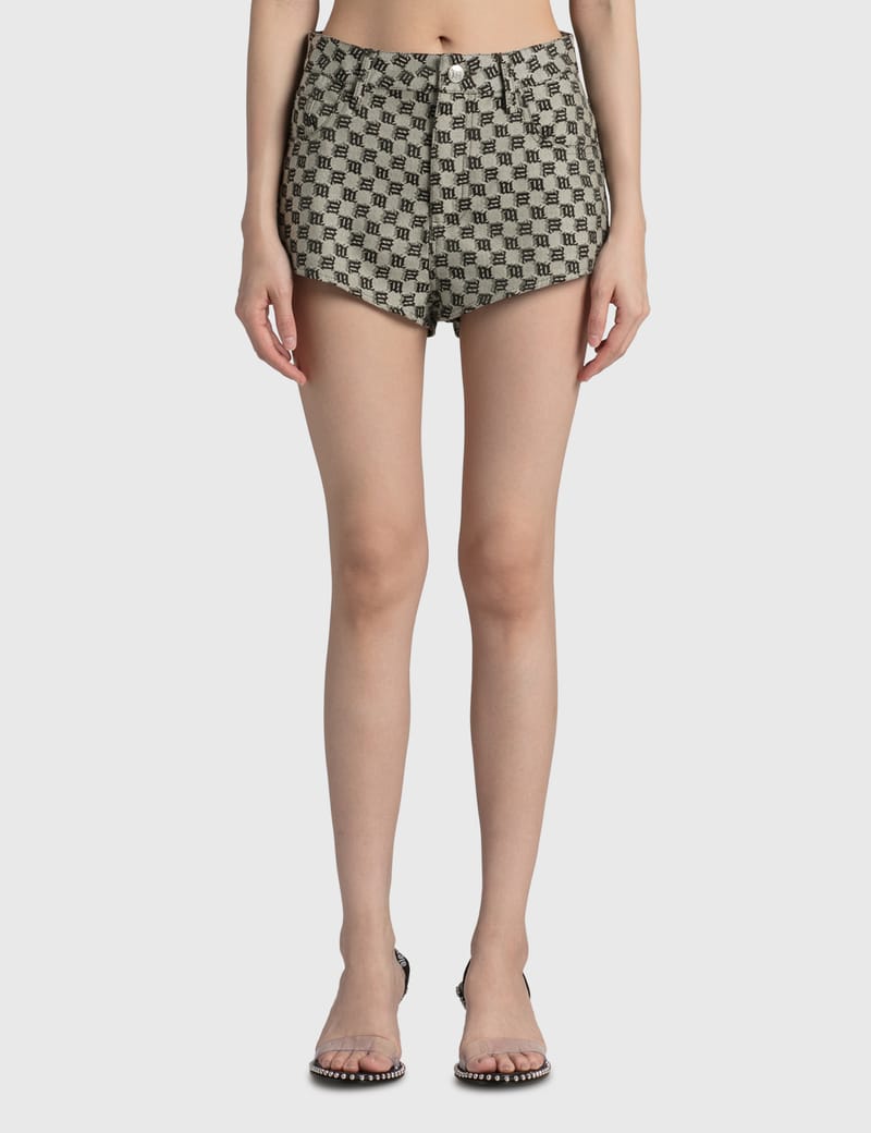 Misbhv - Monogram Jacquard Canvas Shorts | HBX - Globally Curated