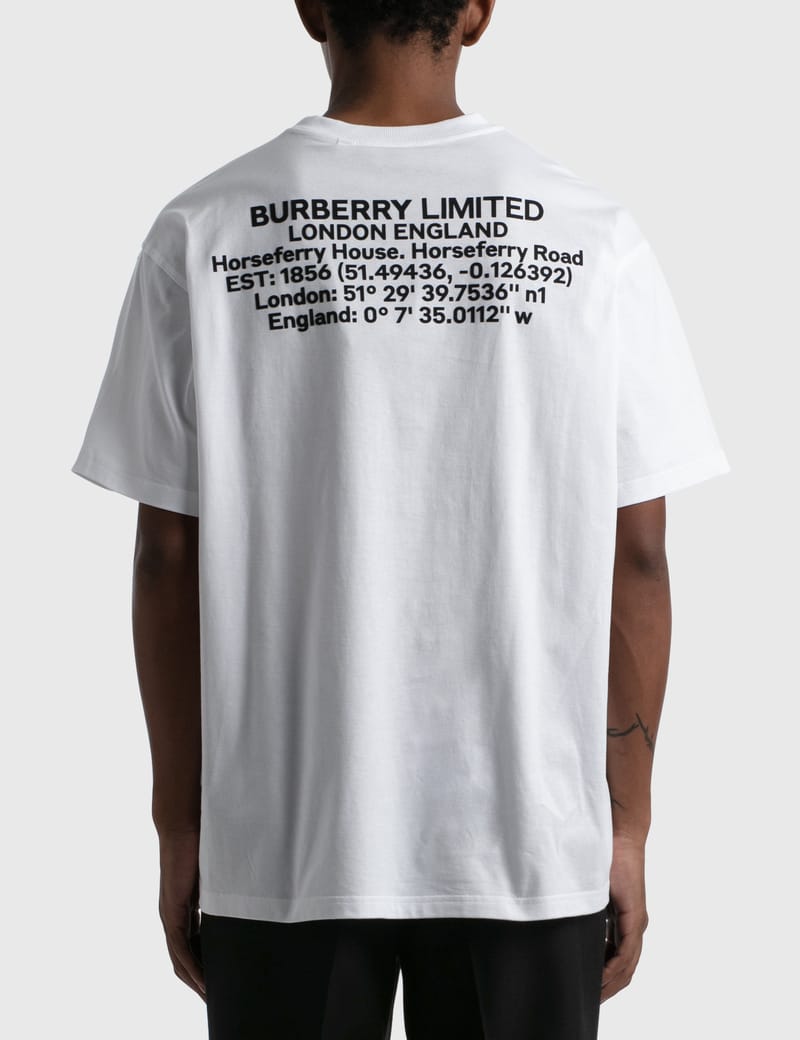 Burberry Detail Collar Short Sleeve Black 8007695-A1189