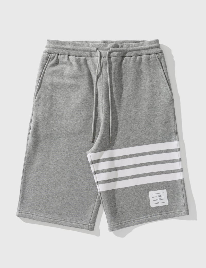 Thom Browne - Cotton Loopback Knit Engineered 4-Bar Sweat Shorts