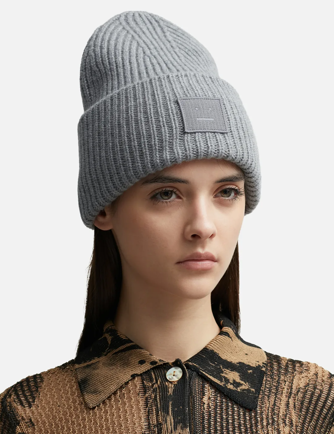 Acne studios pansy sales l face beanie