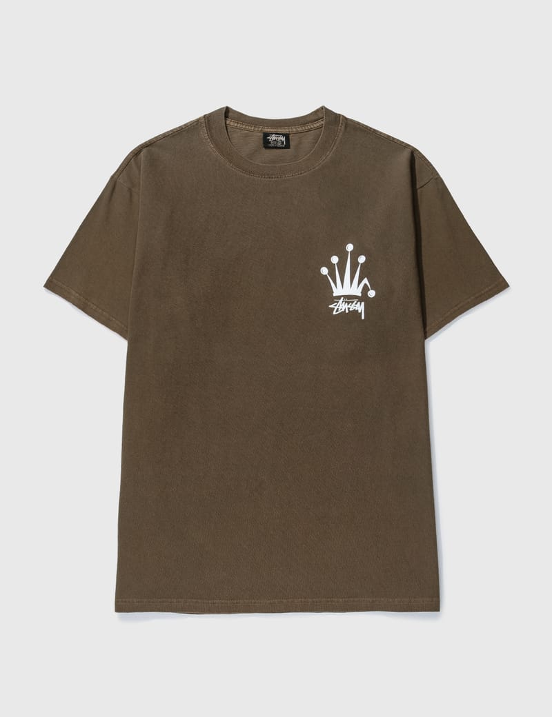 ★人気★【Stussy】★REGAL CROWN TEE PIGMENT DYED★NATURAL★ Stüssy - Regal Crown Pigment Dyed T-shirt | HBX - Globally