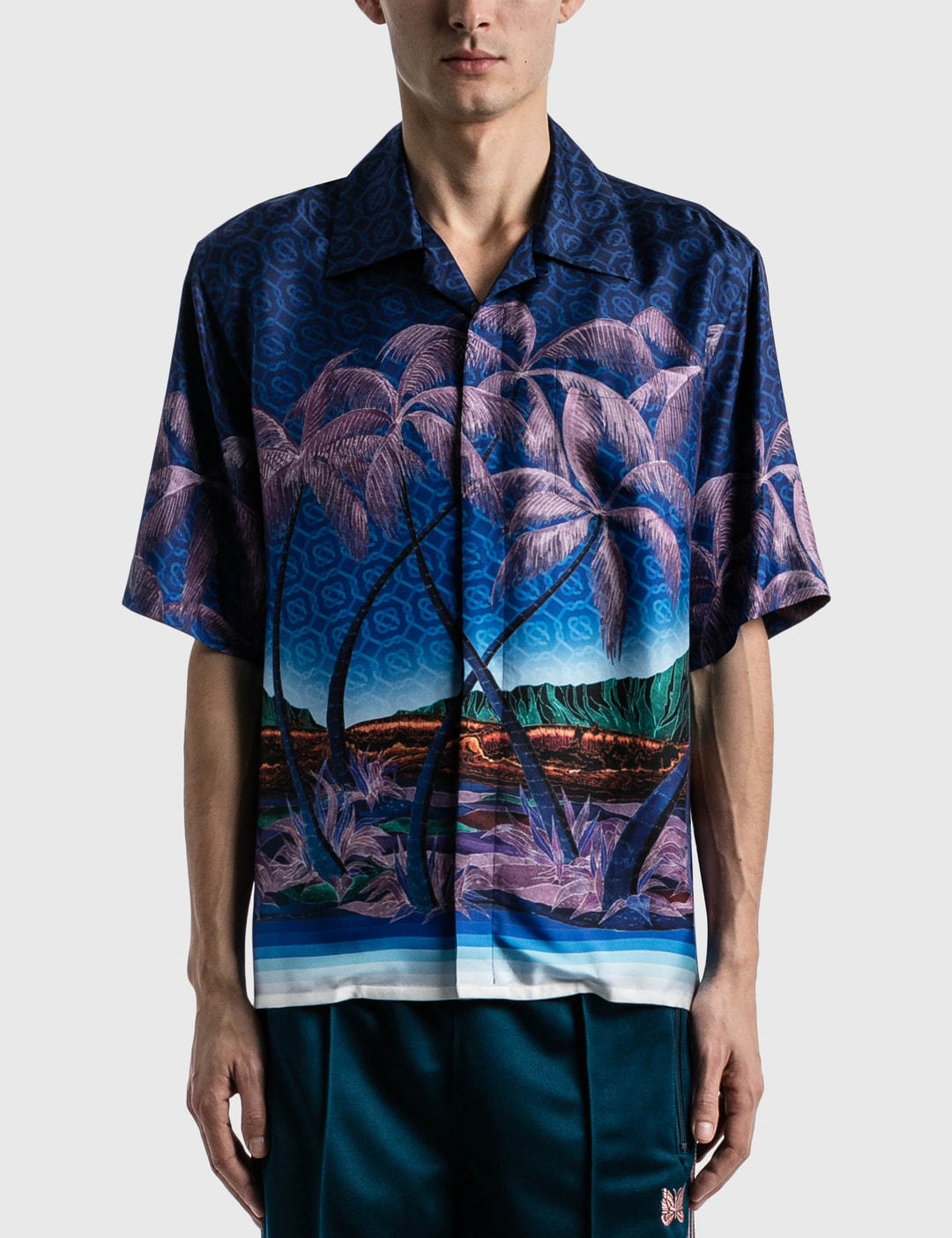 Casablanca - Nuit A Maui Printed Silk Shirt | HBX - Globally Curated ...