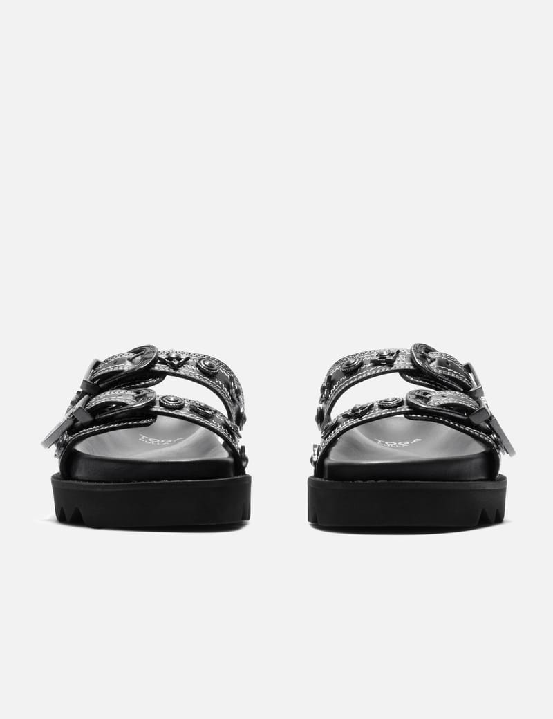 Toga Pulla - Black Buckle Sandals | HBX - Globally Curated