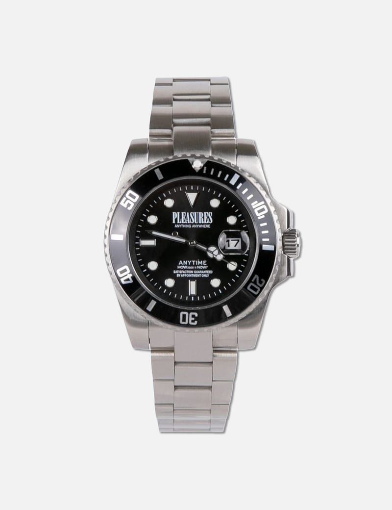 Pleasures Anytime Watch - Black 316 stainless steel watch, 10ATM
