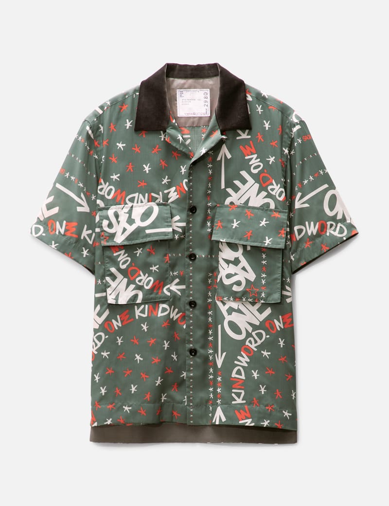 Sacai - Sacai x Eric Haze Graphic Shirt | HBX - Globally Curated